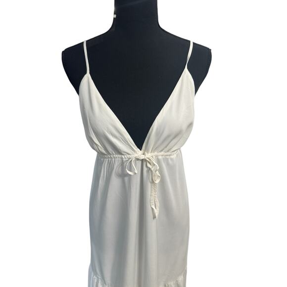 NWT! L*Space Victoria Coastal Beachy Maxi Dress in Cream - Size Large - Picture 9 of 12